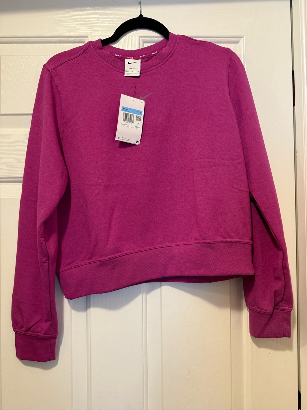Nike Fuchsia Crewneck Sweatshirt (Women’s Size: M)